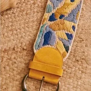 Sezane | Accessories | Nwt Sezane Carlie Yellow And Blue  display picture 1